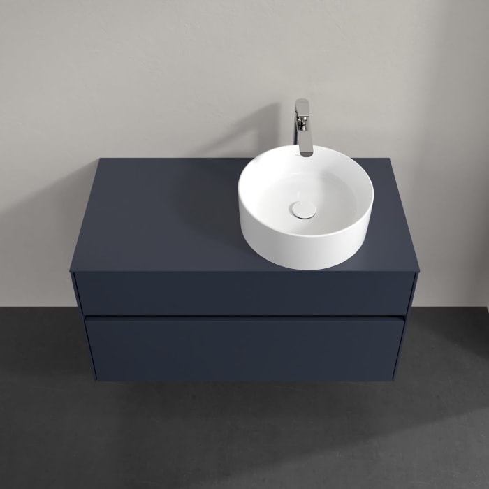 Villeroy & Boch Collaro Waschtischunterschrank 100 x 54,8 cm , mit LED-Beleuchtung, mit 2 Auszügen