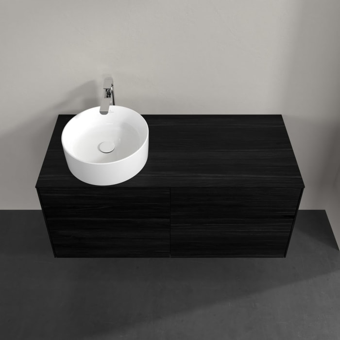 Villeroy & Boch Collaro Waschtischunterschrank 120 x 54,8 cm , mit LED-Beleuchtung, mit 4 Auszügen