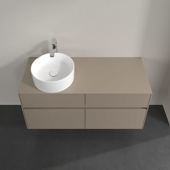 Villeroy & Boch Collaro Waschtischunterschrank 120 x 54,8 cm , mit LED-Beleuchtung, mit 4 Auszügen