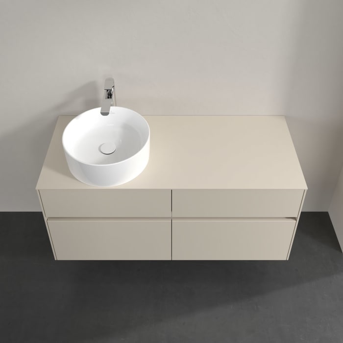 Villeroy & Boch Collaro Waschtischunterschrank 120 x 54,8 cm , mit LED-Beleuchtung, mit 4 Auszügen