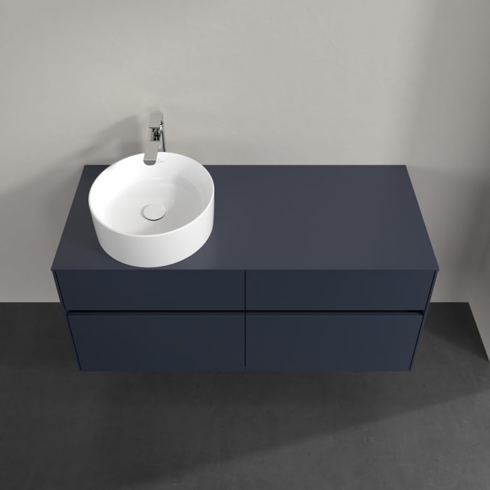 Villeroy & Boch Collaro Waschtischunterschrank 120 x 54,8 cm , mit LED-Beleuchtung, mit 4 Auszügen