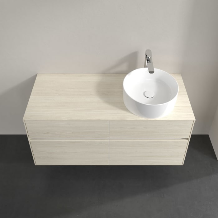 Villeroy & Boch Collaro Waschtischunterschrank 120 x 54,8 cm , mit LED-Beleuchtung, mit 4 Auszügen