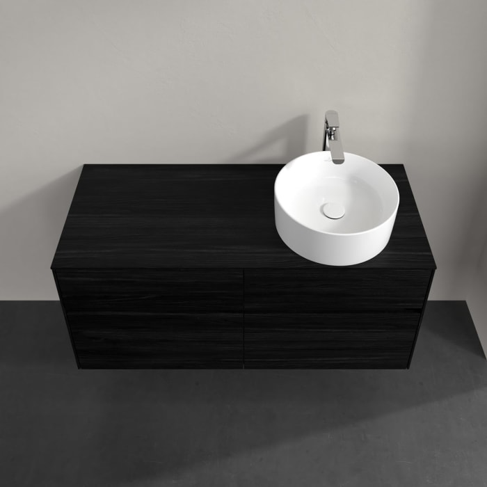 Villeroy & Boch Collaro Waschtischunterschrank 120 x 54,8 cm , mit LED-Beleuchtung, mit 4 Auszügen