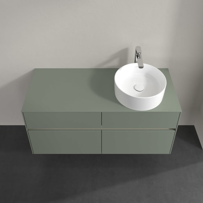 Villeroy & Boch Collaro Waschtischunterschrank 120 x 54,8 cm , mit LED-Beleuchtung, mit 4 Auszügen