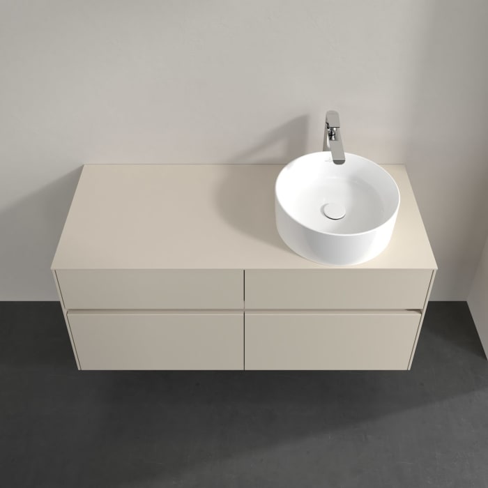 Villeroy & Boch Collaro Waschtischunterschrank 120 x 54,8 cm , mit LED-Beleuchtung, mit 4 Auszügen