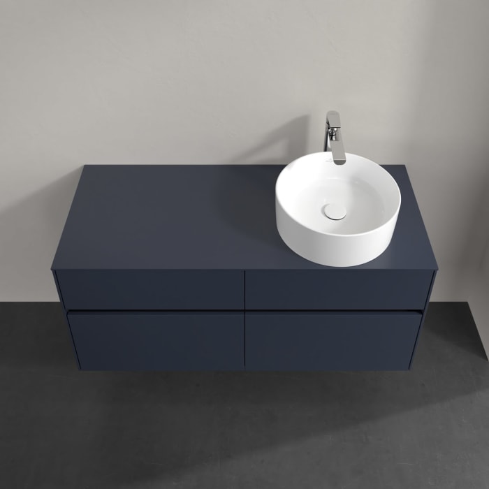 Villeroy & Boch Collaro Waschtischunterschrank 120 x 54,8 cm , mit LED-Beleuchtung, mit 4 Auszügen