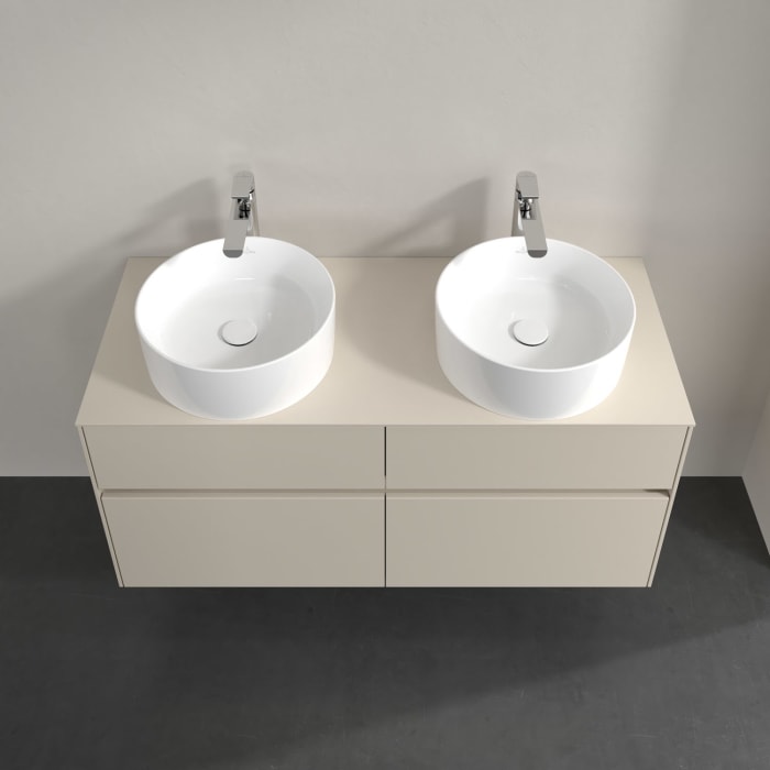 Villeroy & Boch Collaro Waschtischunterschrank 120 x 54,8 cm , mit LED-Beleuchtung, mit 4 Auszügen