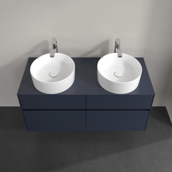 Villeroy & Boch Collaro Waschtischunterschrank 120 x 54,8 cm , mit LED-Beleuchtung, mit 4 Auszügen