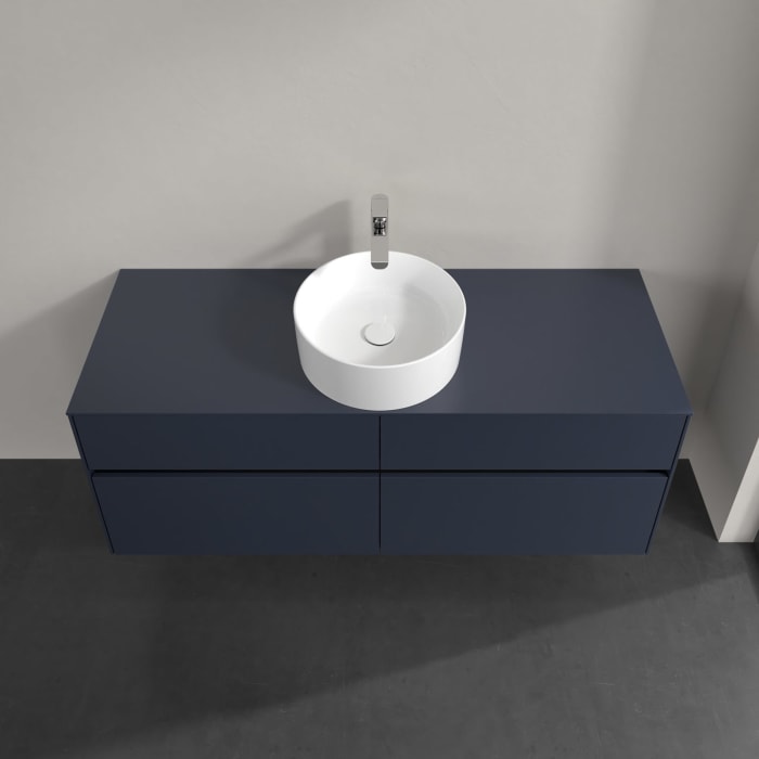 Villeroy & Boch Collaro Waschtischunterschrank 140 x 54,8 cm , mit LED-Beleuchtung, mit 4 Auszügen