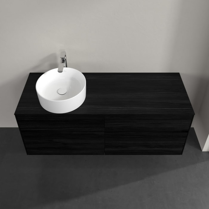 Villeroy & Boch Collaro Waschtischunterschrank 140 x 54,8 cm , mit LED-Beleuchtung, mit 4 Auszügen