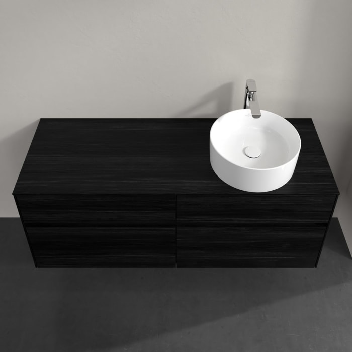 Villeroy & Boch Collaro Waschtischunterschrank 140 x 54,8 cm , mit LED-Beleuchtung, mit 4 Auszügen