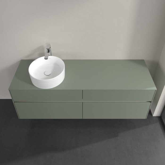 Villeroy & Boch Collaro Waschtischunterschrank 160 x 54,8 cm , mit LED-Beleuchtung, mit 4 Auszügen