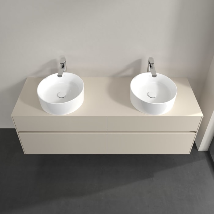 Villeroy & Boch Collaro Waschtischunterschrank 160 x 54,8 cm mit 4 Auszügen, für WT beidseitig