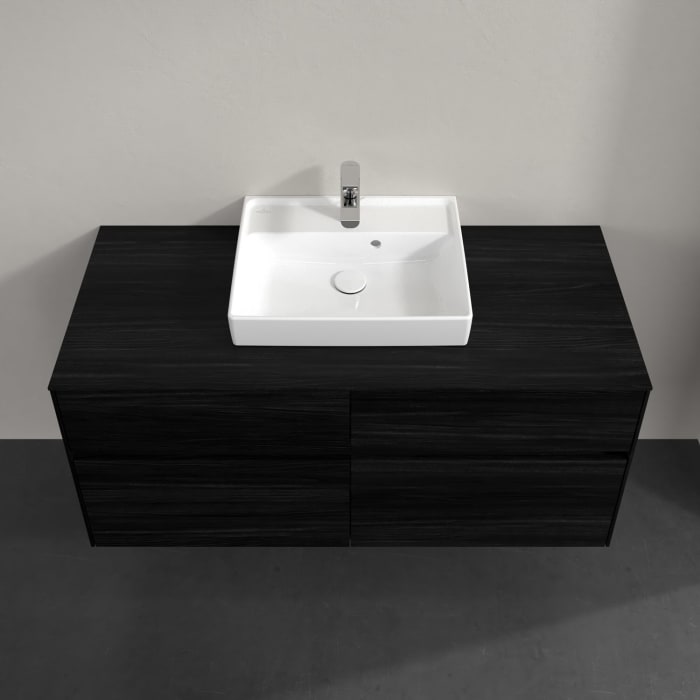 Villeroy & Boch Collaro Waschtischunterschrank 120 x 54,8 cm , mit LED-Beleuchtung, mit 4 Auszügen