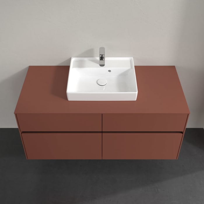 Villeroy & Boch Collaro Waschtischunterschrank 120 x 54,8 cm , mit LED-Beleuchtung, mit 4 Auszügen