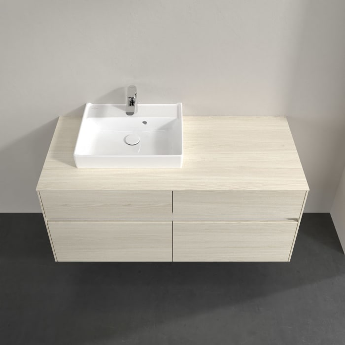 Villeroy & Boch Collaro Waschtischunterschrank 120 x 54,8 cm , mit LED-Beleuchtung, mit 4 Auszügen