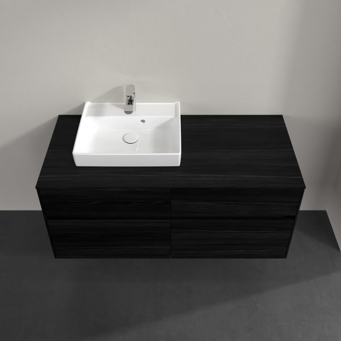 Villeroy & Boch Collaro Waschtischunterschrank 120 x 54,8 cm , mit LED-Beleuchtung, mit 4 Auszügen