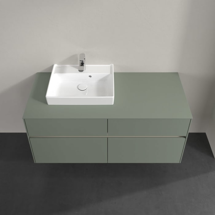 Villeroy & Boch Collaro Waschtischunterschrank 120 x 54,8 cm , mit LED-Beleuchtung, mit 4 Auszügen