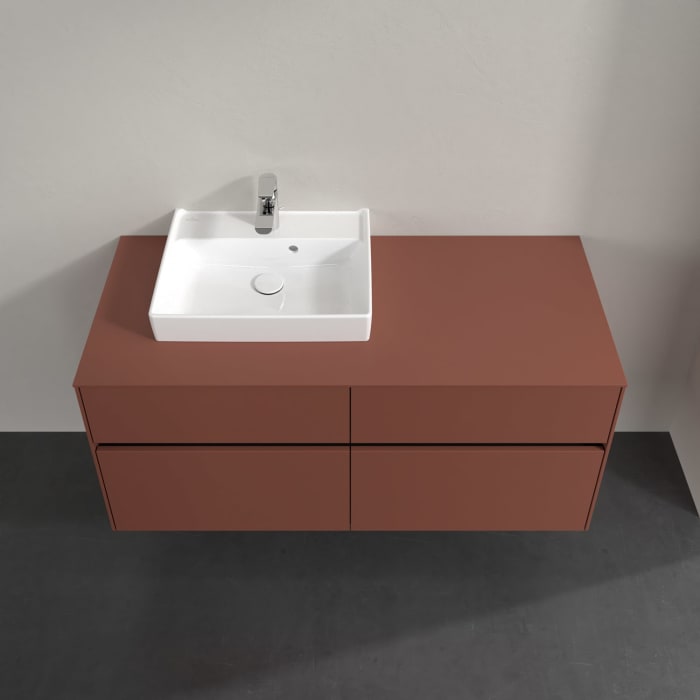 Villeroy & Boch Collaro Waschtischunterschrank 120 x 54,8 cm , mit LED-Beleuchtung, mit 4 Auszügen