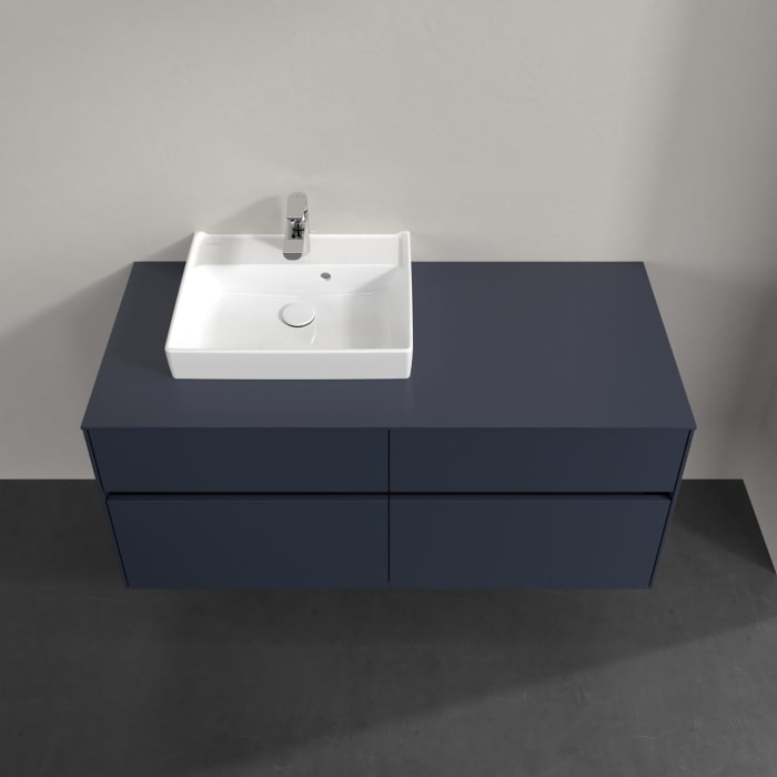 Villeroy & Boch Collaro Waschtischunterschrank 120 x 54,8 cm , mit LED-Beleuchtung, mit 4 Auszügen