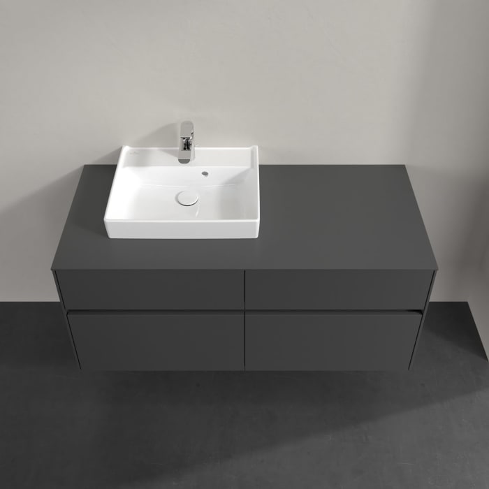 Villeroy & Boch Collaro Waschtischunterschrank 120 x 54,8 cm , mit LED-Beleuchtung, mit 4 Auszügen