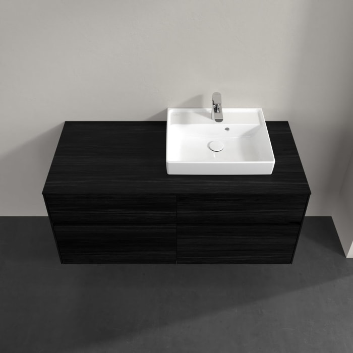 Villeroy & Boch Collaro Waschtischunterschrank 120 x 54,8 cm , mit LED-Beleuchtung, mit 4 Auszügen