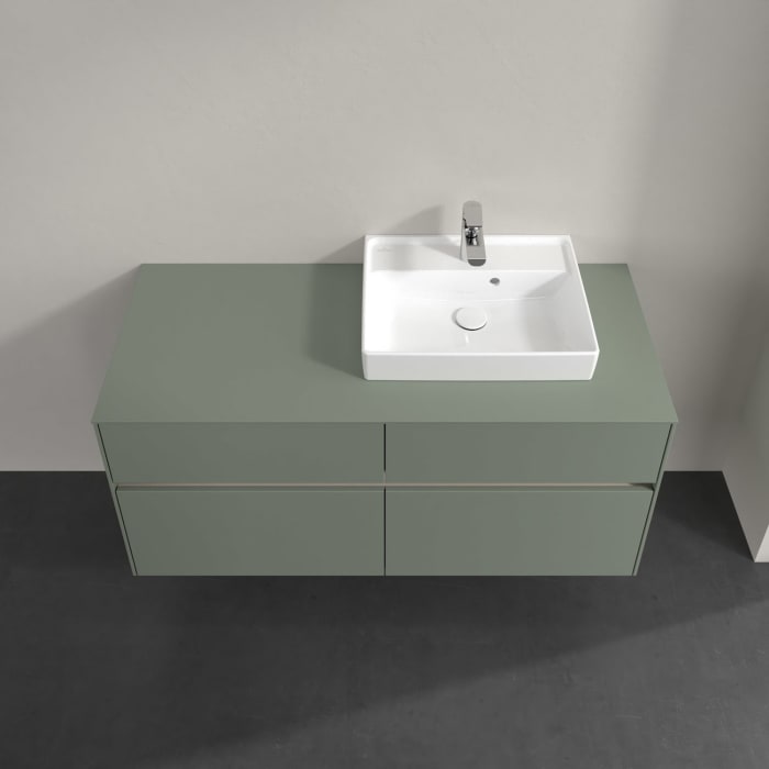 Villeroy & Boch Collaro Waschtischunterschrank 120 x 54,8 cm , mit LED-Beleuchtung, mit 4 Auszügen