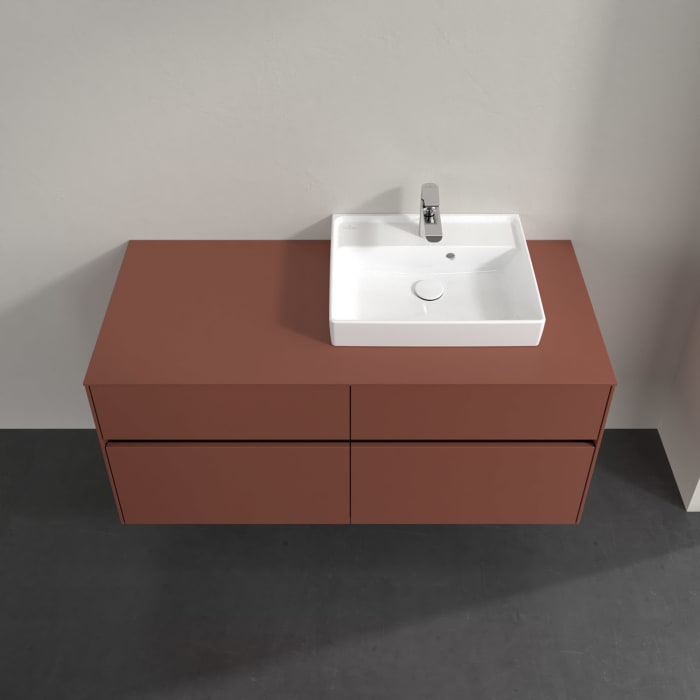 Villeroy & Boch Collaro Waschtischunterschrank 120 x 54,8 cm , mit LED-Beleuchtung, mit 4 Auszügen