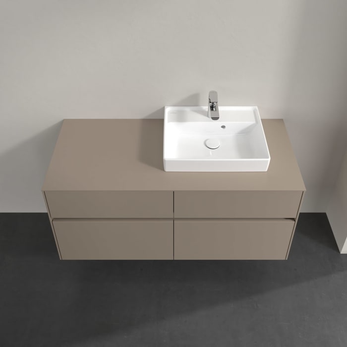 Villeroy & Boch Collaro Waschtischunterschrank 120 x 54,8 cm , mit LED-Beleuchtung, mit 4 Auszügen