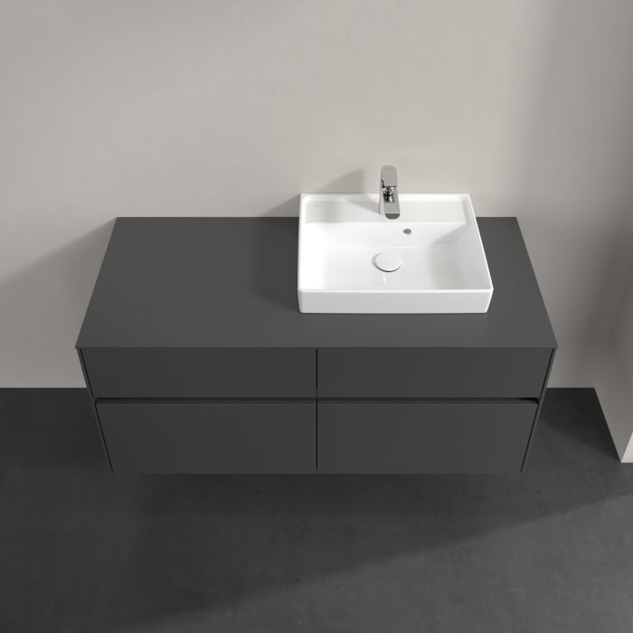 Villeroy & Boch Collaro Waschtischunterschrank 120 x 54,8 cm , mit LED-Beleuchtung, mit 4 Auszügen