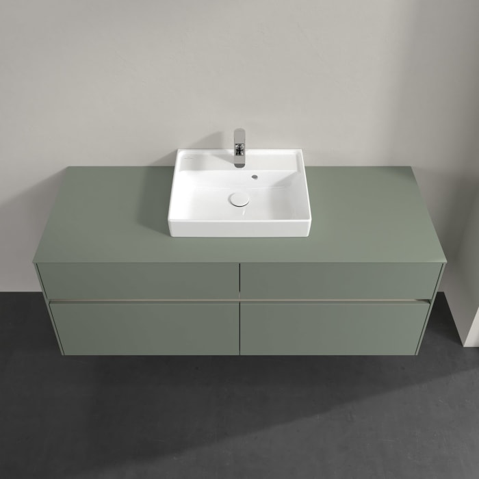 Villeroy & Boch Collaro Waschtischunterschrank 140 x 54,8 cm , mit LED-Beleuchtung, mit 4 Auszügen