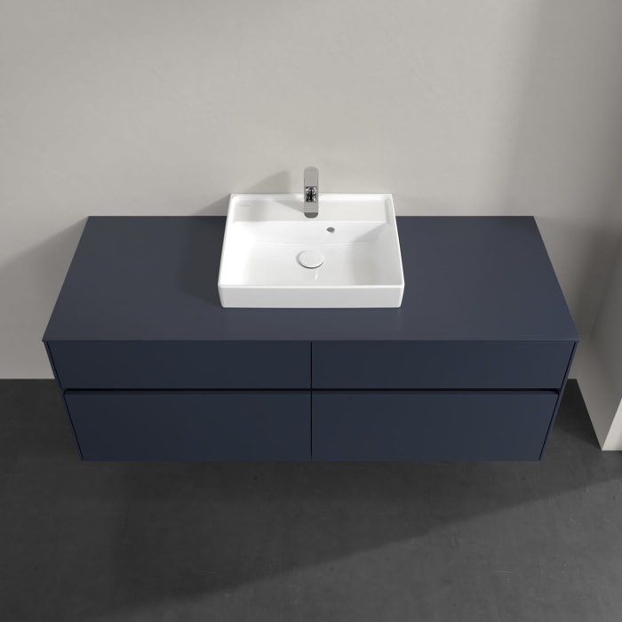 Villeroy & Boch Collaro Waschtischunterschrank 140 x 54,8 cm , mit LED-Beleuchtung, mit 4 Auszügen