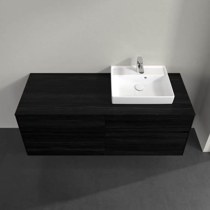 Villeroy & Boch Collaro Waschtischunterschrank 140 x 54,8 cm , mit LED-Beleuchtung, mit 4 Auszügen