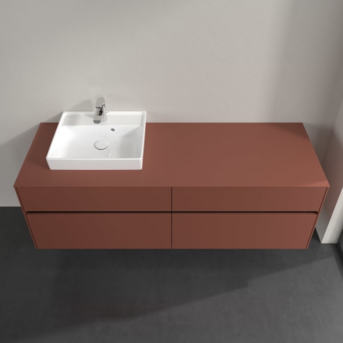 Villeroy & Boch Collaro Waschtischunterschrank 160 x 54,8 cm , mit LED-Beleuchtung, mit 4 Auszügen