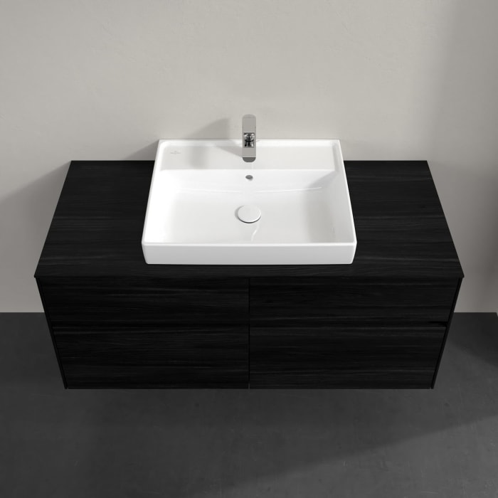 Villeroy & Boch Collaro Waschtischunterschrank 120 x 54,8 cm , mit LED-Beleuchtung, mit 4 Auszügen