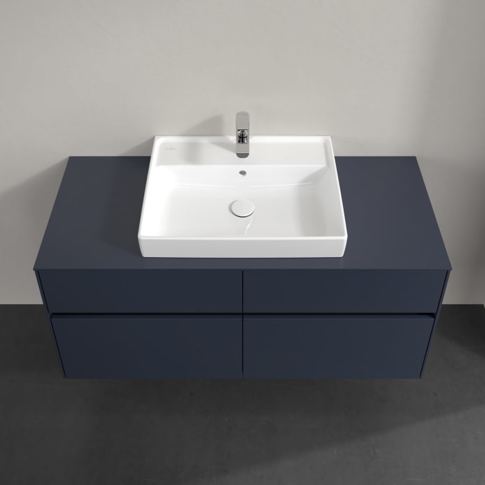 Villeroy & Boch Collaro Waschtischunterschrank 120 x 54,8 cm , mit LED-Beleuchtung, mit 4 Auszügen