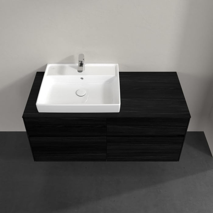 Villeroy & Boch Collaro Waschtischunterschrank 120 x 54,8 cm , mit LED-Beleuchtung, mit 4 Auszügen