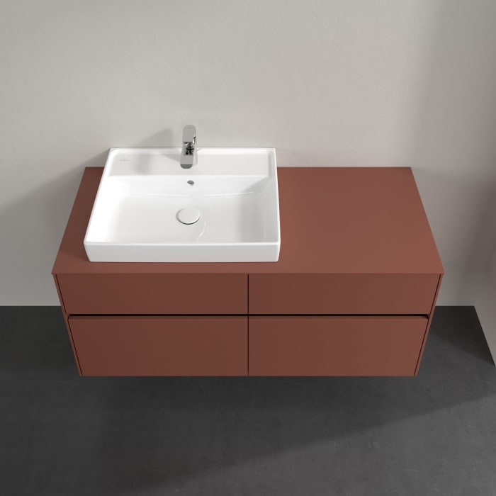Villeroy & Boch Collaro Waschtischunterschrank 120 x 54,8 cm , mit LED-Beleuchtung, mit 4 Auszügen