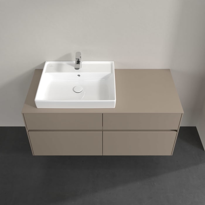 Villeroy & Boch Collaro Waschtischunterschrank 120 x 54,8 cm , mit LED-Beleuchtung, mit 4 Auszügen