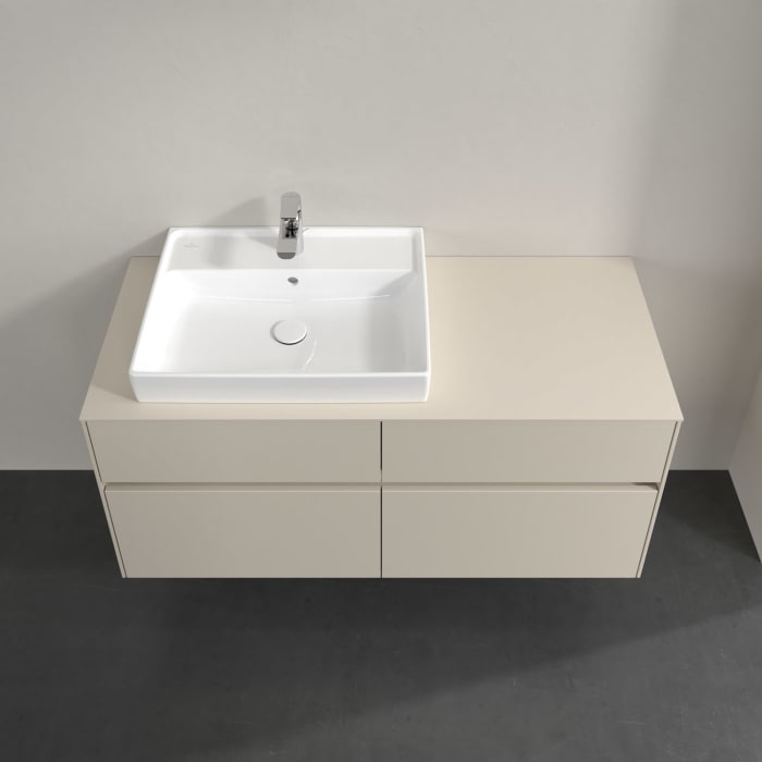 Villeroy & Boch Collaro Waschtischunterschrank 120 x 54,8 cm , mit LED-Beleuchtung, mit 4 Auszügen