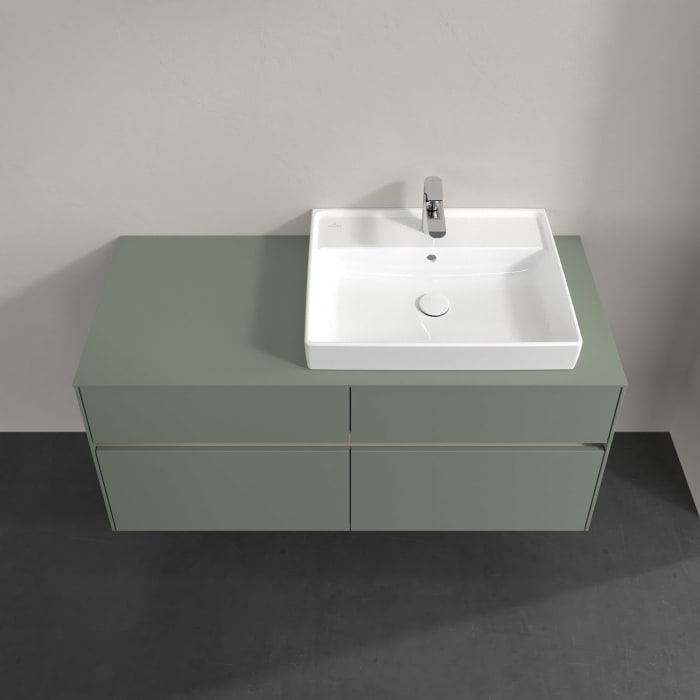 Villeroy & Boch Collaro Waschtischunterschrank 120 x 54,8 cm , mit LED-Beleuchtung, mit 4 Auszügen