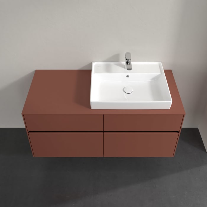 Villeroy & Boch Collaro Waschtischunterschrank 120 x 54,8 cm , mit LED-Beleuchtung, mit 4 Auszügen