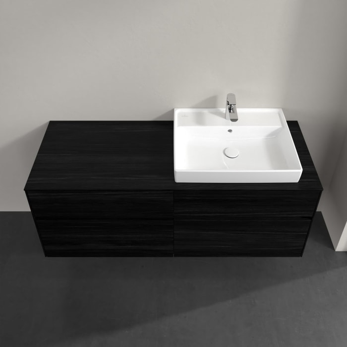 Villeroy & Boch Collaro Waschtischunterschrank 140 x 54,8 cm , mit LED-Beleuchtung, mit 4 Auszügen