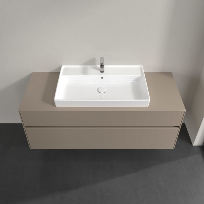 Villeroy & Boch Collaro Waschtischunterschrank 140 x 54,8 cm , mit 4 Auszügen