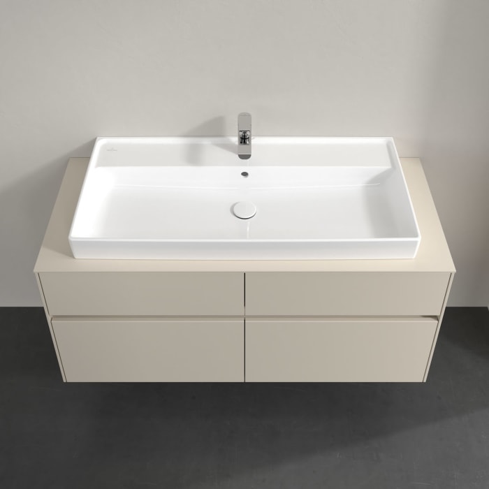 Villeroy & Boch Collaro Waschtischunterschrank 120 x 54,8 cm , mit LED-Beleuchtung, mit 4 Auszügen