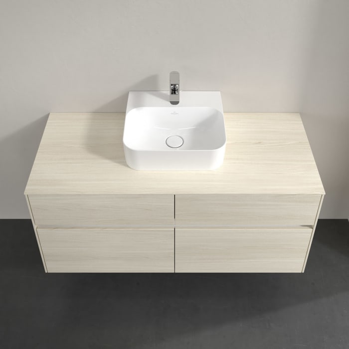 Villeroy & Boch Collaro Waschtischunterschrank 120 x 54,8 cm , mit LED-Beleuchtung, mit 4 Auszügen