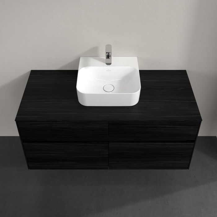 Villeroy & Boch Collaro Waschtischunterschrank 120 x 54,8 cm , mit LED-Beleuchtung, mit 4 Auszügen