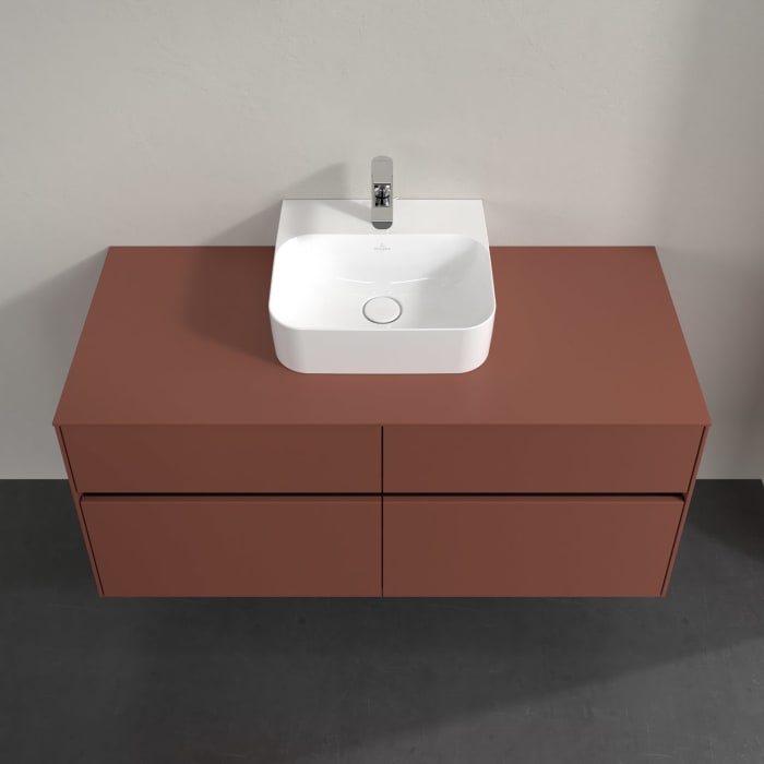 Villeroy & Boch Collaro Waschtischunterschrank 120 x 54,8 cm , mit LED-Beleuchtung, mit 4 Auszügen