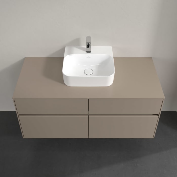 Villeroy & Boch Collaro Waschtischunterschrank 120 x 54,8 cm , mit LED-Beleuchtung, mit 4 Auszügen