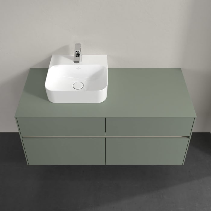 Villeroy & Boch Collaro Waschtischunterschrank 120 x 54,8 cm , mit LED-Beleuchtung, mit 4 Auszügen